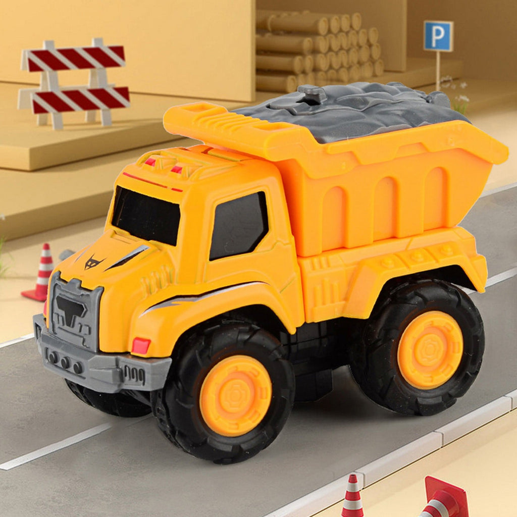 Dinosaur Toys– 5-in-1 Detachable Construction Vehicles Set–Transform Robot Toys Cars