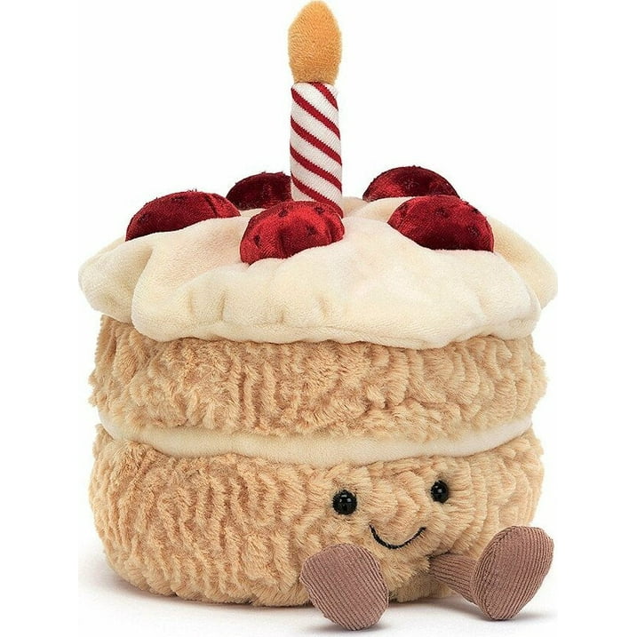 Birthday Cake Stuffed Toy, six inches