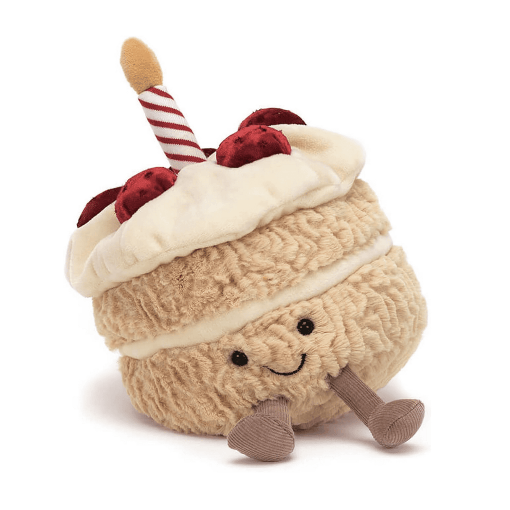 Birthday Cake Stuffed Toy, six inches